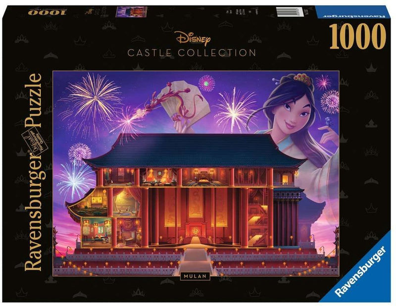 Afbeelding laden in galerijviewer, Ravensburger puzzel disney castles mulan - 1000 stukjes legpuzzel.
