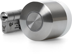 Nuki smart lock ultra – slim deurslot met wifi matter – auto unlock, nachtmodus lock ‘n’ go – werkt met google, alexa apple – incl. skg cilinder - cilindermaat 30 30 mm