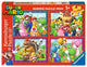 Merkloos sans marque ravensburger - super mario 4-in-1 puzzel - 100 stukjes