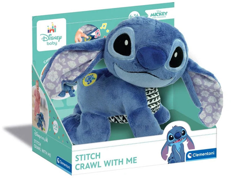 Afbeelding laden in galerijviewer, Clementoni baby disney stitch kruipende interactieve knuffel

