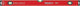 Sola waterpas - aluminium - 100cm - rood