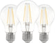 Eglo led lamp - e27 - ø 6 cm - a60 - helder - 2700k - set van 3