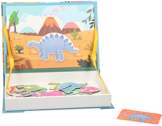 Magnetisch boek - dinosaurus, 36dlg.