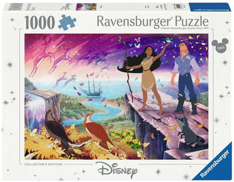 Afbeelding laden in galerijviewer, Ravensburger puzzel disney - pocahontas - 1000 stukjes legpuzzel.
