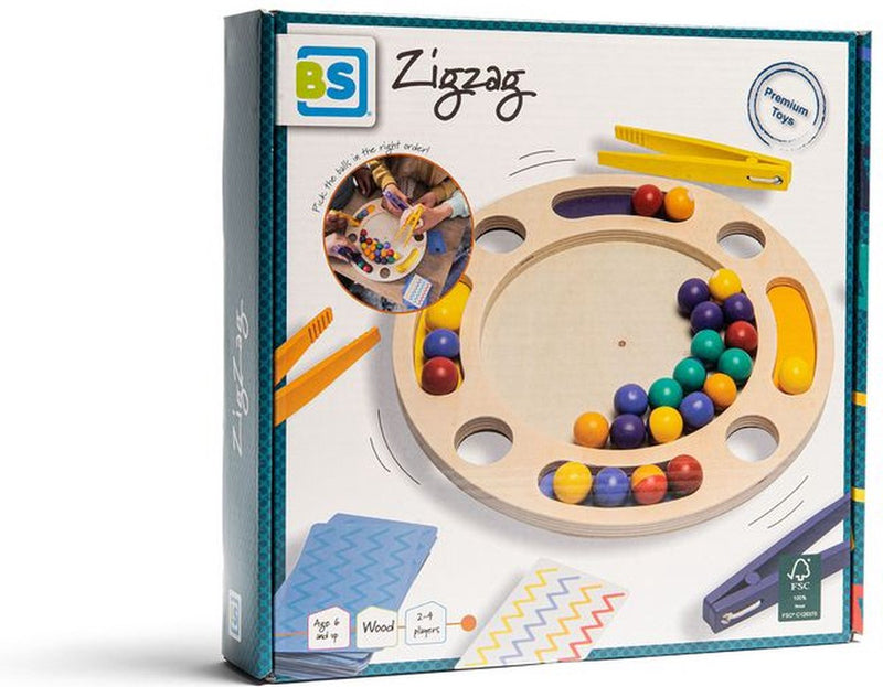 Afbeelding laden in galerijviewer, Bs toys bs zigzag - strategisch kaartspel - fsc hout - 2 tot 4 spelers - vanaf 6 jaar
