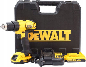 Dewalt dcd771-d2qw accuboormachine 18v + 2x 2.0ah 18v accu's + oplader
