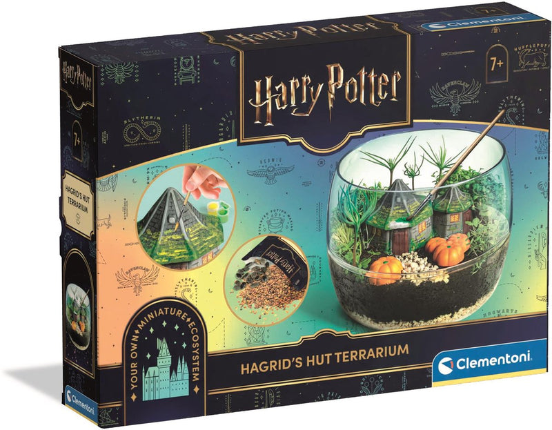 Afbeelding laden in galerijviewer, Clementoni harry potter hagrid's hut terrarium miniatuur maken knutselset
