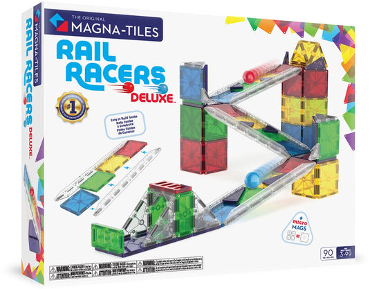 Magna-tiles | rail racers deluxe 90 stuks set