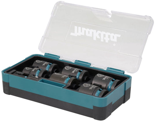 Makita krachtdopset impact black, 1 2 7-dlg - e-16592