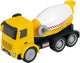 Klein toys mercedes benz arocs - betonmixer - binnen en buiten - geel - schaal 1:24 - speelgoed