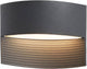 Lutec - wandlicht lotus 11w 500 lumen - grijs