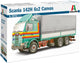 Italeri modelbouwpakket auto - 90762 scania 142h - 6x2 - canvas - vrachtwagen met opbouw plastic - 1:24 - modelbouw