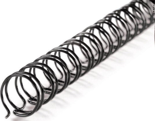 Gbc draadrug 10mm 34 rings a4 zwart pak a 100 stuks