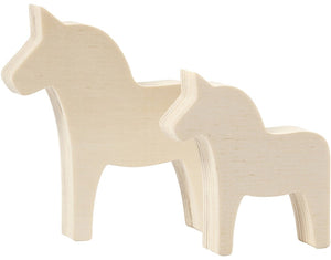Creativ company http: www.cchobby.nl paard-h-8-10-cm-b-7-9-5-cm-dikte-1-8-cm-2-stuk-1-doos