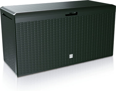 Prosperplast opbergbox - antraciet - kunststof - 290 liter - 114 x 47 x 59 cm