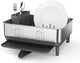 Simplehuman - afdruiprek compact met stalen frame - zilver - roestvast staal