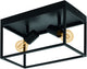 Eglo silentina plafondlamp - e27 - 36 cm - zwart