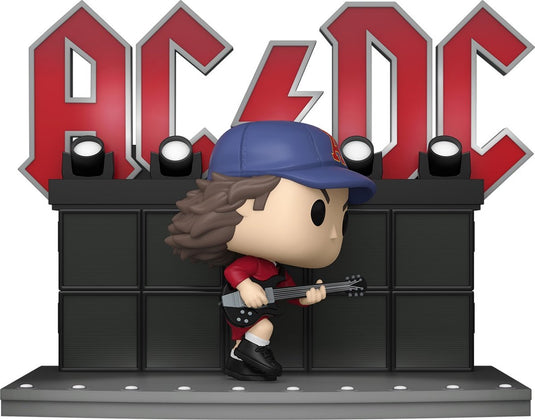 Funko ac dc angus young rocks! (pop! moment) vinyl figur 415 pop! meerkleurig