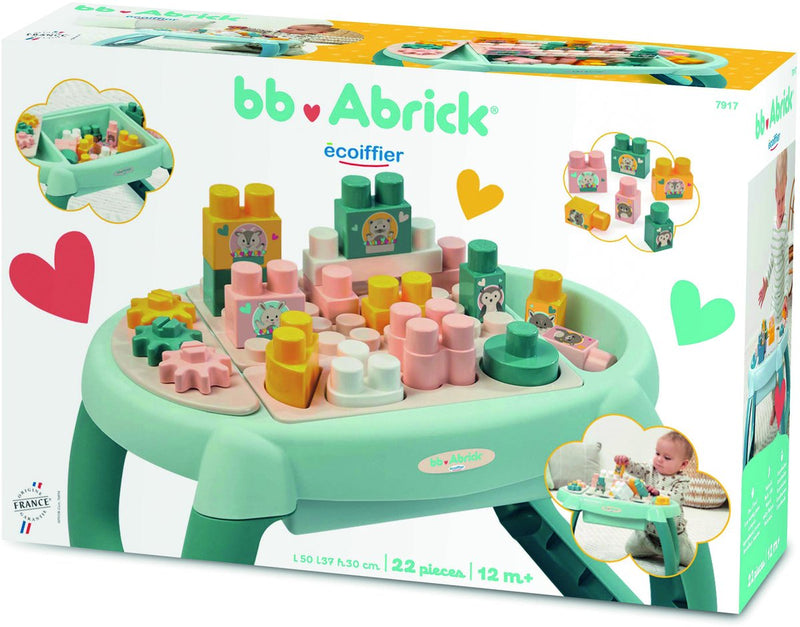Afbeelding laden in galerijviewer, Ecoiffier abrick ecoiffier bb abrick eerste activiteitentafel met blokken
