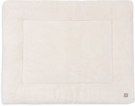 Jollein boxkleed baby - 75x95cm - cloudy rib - polyester - oatmeal