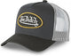 Von dutch - snapback trucker cap cla6 | one size | verstelbaar | druksluiting - zwart grijs