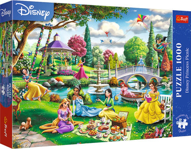 Trefl puzzel 1000 stukjes disney princess picknick - premium plus fsc.