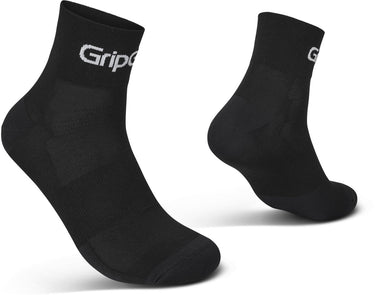 Gripgrab - ride low cut zomer fietssokken 1 paar korte coolmax sokken - unisex - zwart