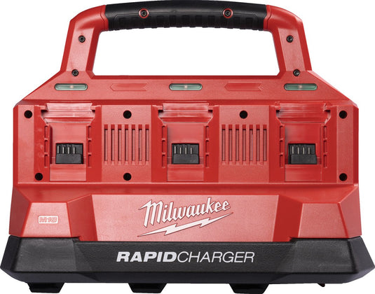 Milwaukee m18 pc6 packout™ dual-bay snellader 18v - 4932480162