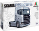 Italeri modelbouwpakket vrachtwagens - 3971 scania s770 v8 4x2 - normale cabine - grijze versie - vrachtwagen plastic - 1:24 - modelbouw