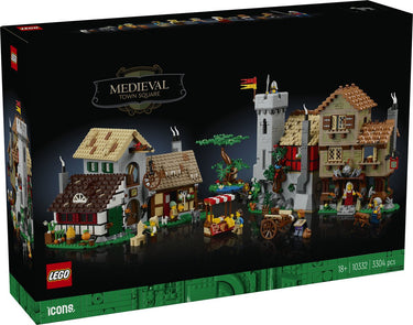 Lego icons middeleeuws stadsplein - 10332