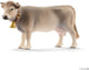 Schleich farm world braunvieh koe speelgoedfiguur - realistisch en gedetailleerd.