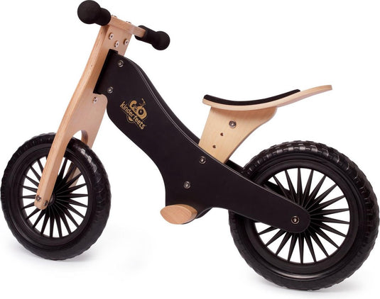 Kinderfeets houten loopfiets vanaf 2 jaar - zwart