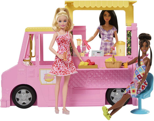 Barbie careers - limonadewagen - auto - poppenvervoersmiddel