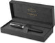 Parker sonnet rollerballpen | matzwart gelakt met palladium trim | fijne punt zwarte inkt | geschenkverpakking