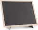 Hendi krijtbord met houten frame en standaard – 300x400 mm – groot formaat