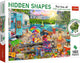 Trefl hidden shapes serie - puzzel - 1003 stuks - zomer kamperen - unieke vormen