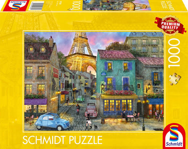 Schmidt - legpuzzel - in de straten van parijs - 1000 stukjes - volwassenen - vanaf 12 jaar