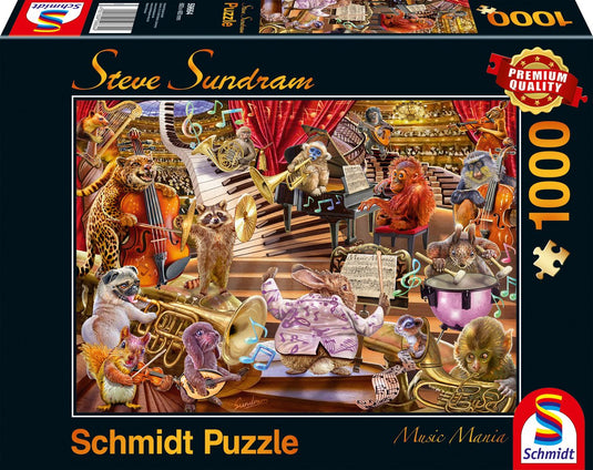 Schmidt music mania, 1000 stukjes - puzzel - 12+