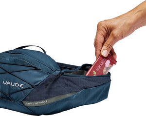 Vaude uphill hip pack 2 backpack unisex baltic sea >50% recycled materiaal