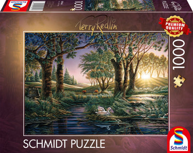 Schmidt - legpuzzel - ochtendmagie bij de vijver - terry redlin - 1000 stukjes - volwassenen - vanaf 12 jaar