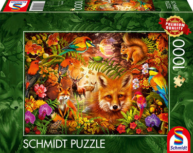 Schmidt - legpuzzel - bloesems, vacht en veren - 1000 stukjes - volwassenen - vanaf 12 jaar