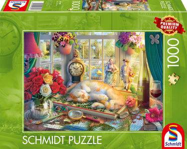 Schmidt - legpuzzel - puzzelen met kat - 1000 stukjes - volwassenen - vanaf 12 jaar