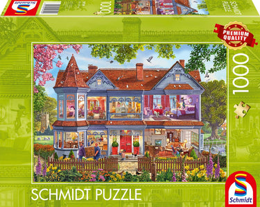 Schmidt - legpuzzel - huis in de lente - 1000 stukjes - volwassenen - vanaf 12 jaar