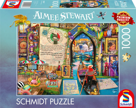 Schmidt - legpuzzel - souvenir, herinneringen aan venetië - aimee stewart - 1000 stukjes - volwassenen - vanaf 12 jaar