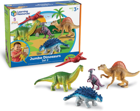 Learning resources jumbo dinosaurs set 2 - 3+