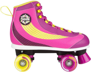 Nijdam rolschaatsen - sugar babe - roze geel - maat 37