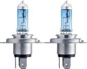 Philips h4 - reservelampen – white vision - 12v 60 55w - 2 stuks