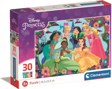Clementoni - puzzel - 30 stukjes - disney princess - kinderpuzzel - vanaf 3 jaar