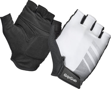 Gripgrab - ride rc lite korte vinger zomer fietshandschoenen met padding - wit - unisex - maat l