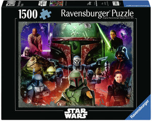 Ravensburger legpuzzel star wars boba fett premiejager, 1500st.